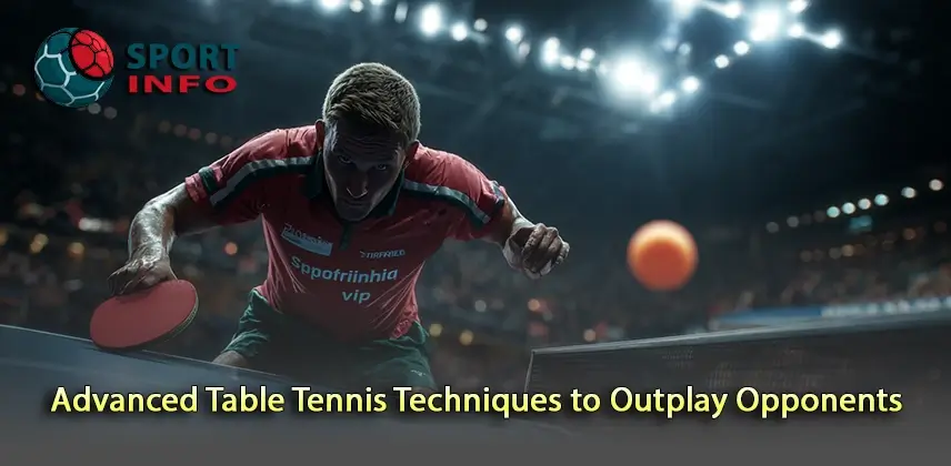 Elevate Your Game Using Advanced Table Tennis Techniques