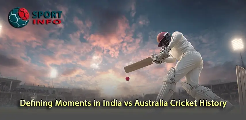 Exploring Defining Moments in India vs Australia Cricket History